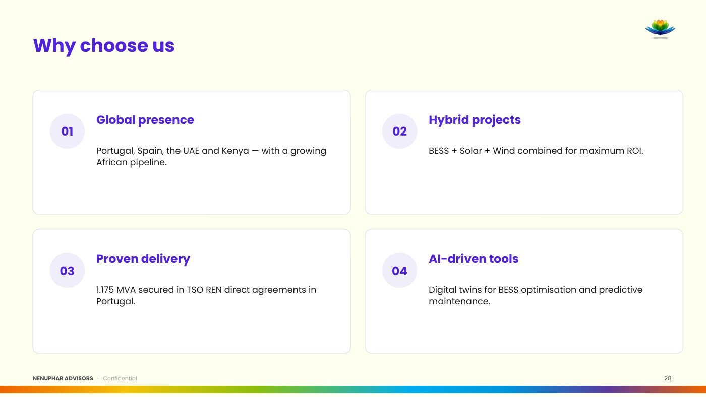 Nenuphar Advisors Group Presentation - slide 28 of 29